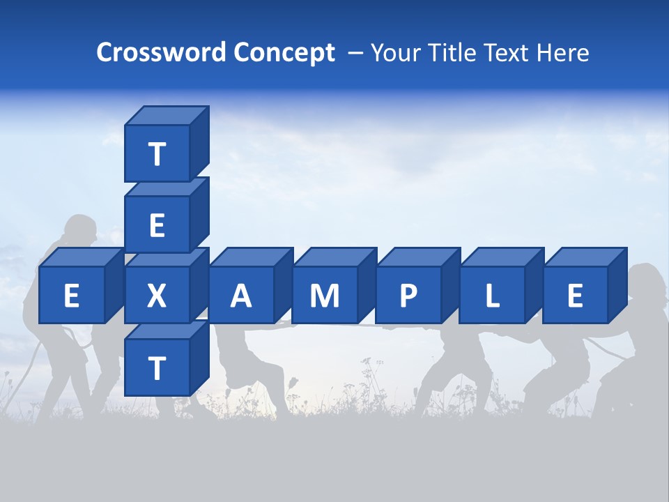 Relax Tropical Swimming PowerPoint Template