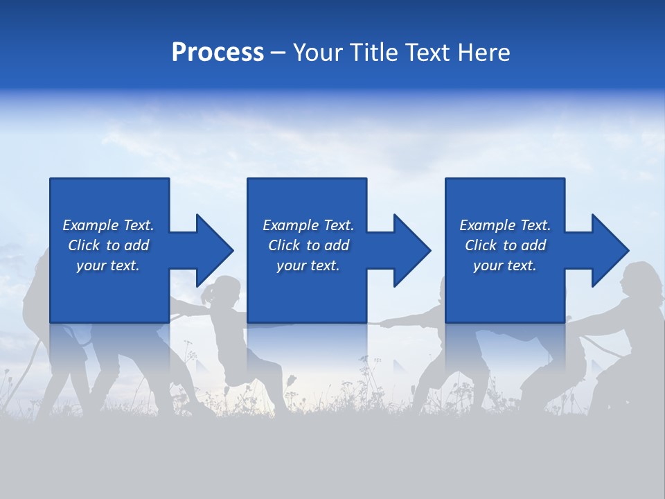 Relax Tropical Swimming PowerPoint Template