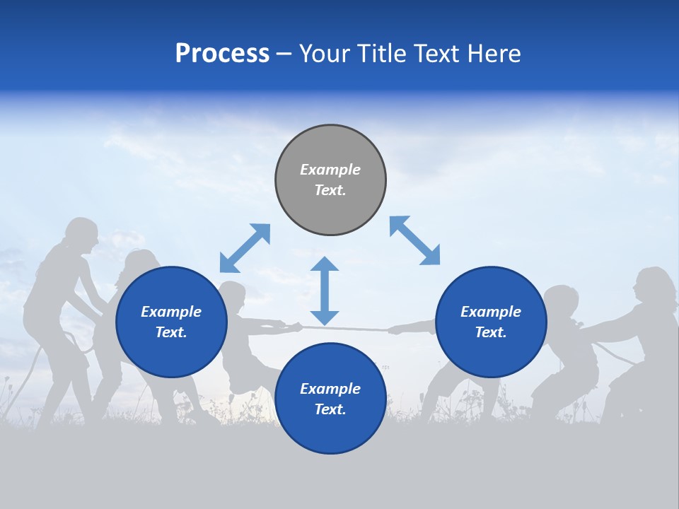 Relax Tropical Swimming PowerPoint Template