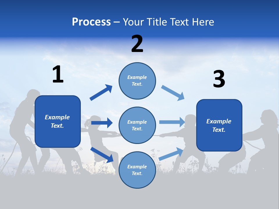 Relax Tropical Swimming PowerPoint Template