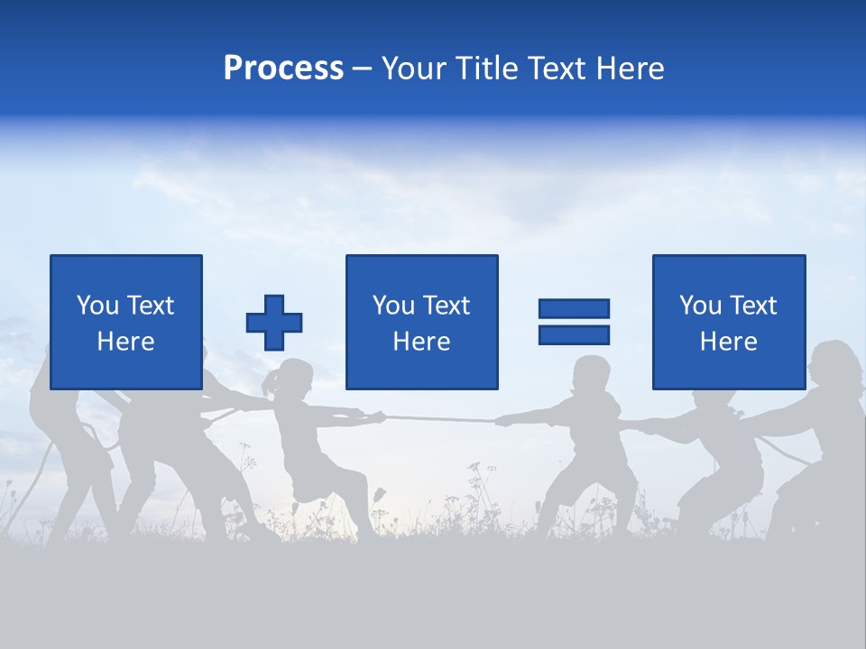 Relax Tropical Swimming PowerPoint Template
