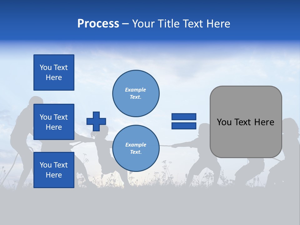 Relax Tropical Swimming PowerPoint Template