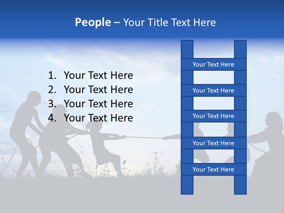 Relax Tropical Swimming PowerPoint Template