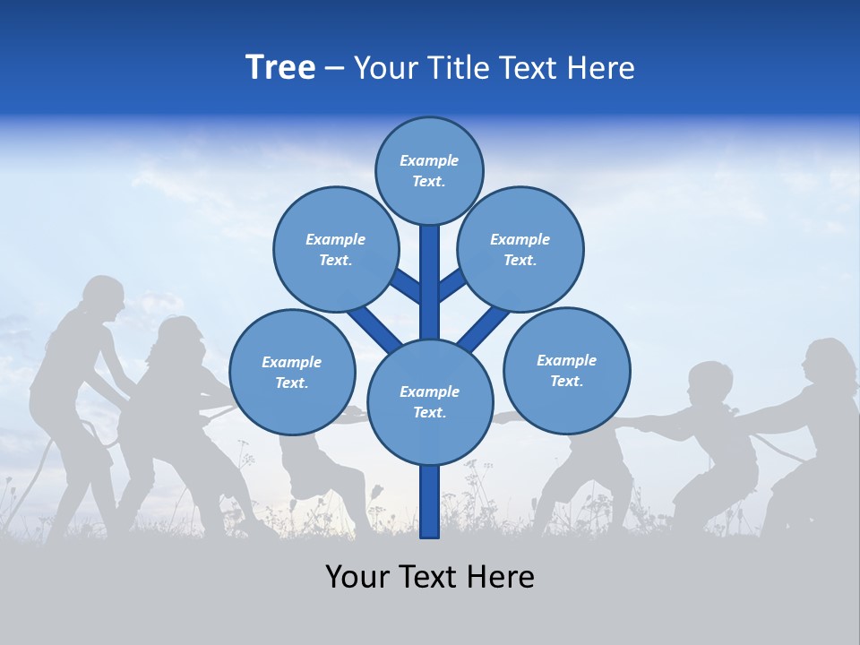 Relax Tropical Swimming PowerPoint Template