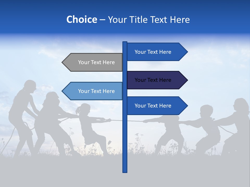 Relax Tropical Swimming PowerPoint Template