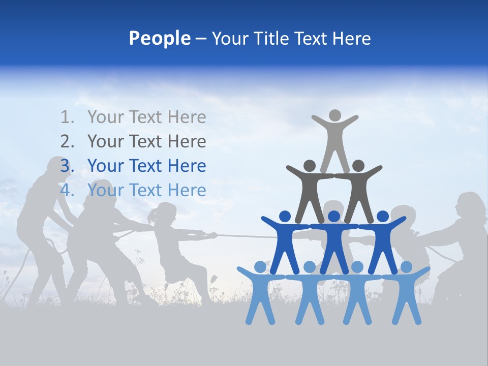 Relax Tropical Swimming PowerPoint Template