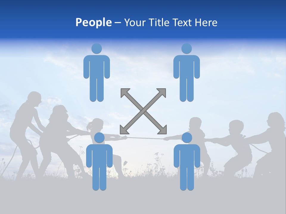 Relax Tropical Swimming PowerPoint Template