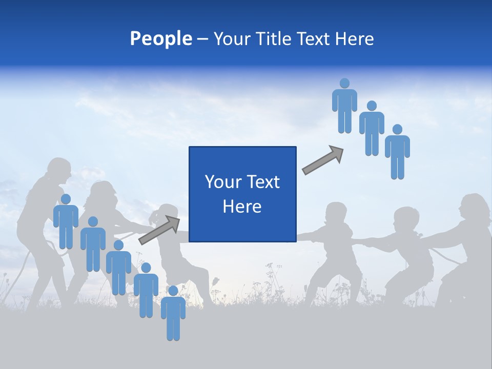 Relax Tropical Swimming PowerPoint Template