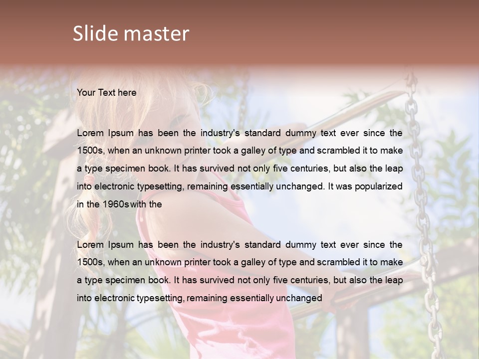 Cute Joy Youth PowerPoint Template