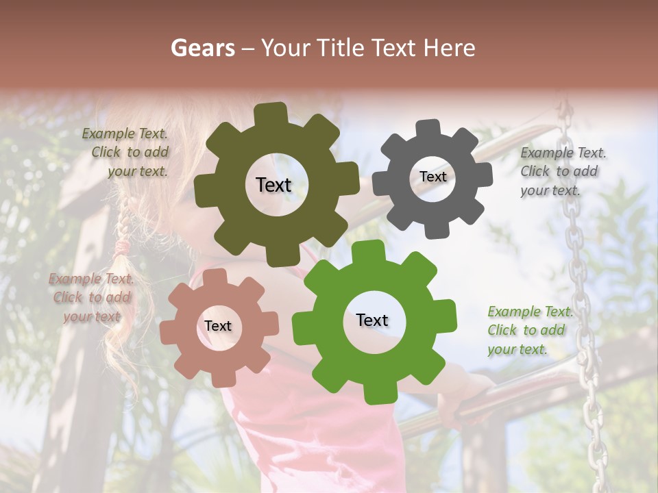 Cute Joy Youth PowerPoint Template