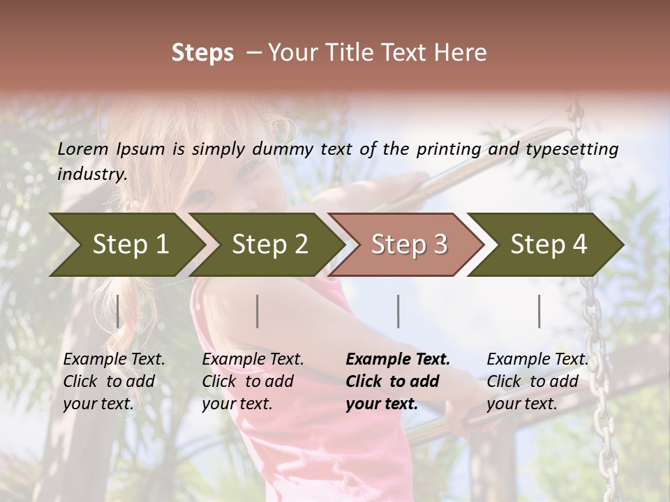 Cute Joy Youth PowerPoint Template