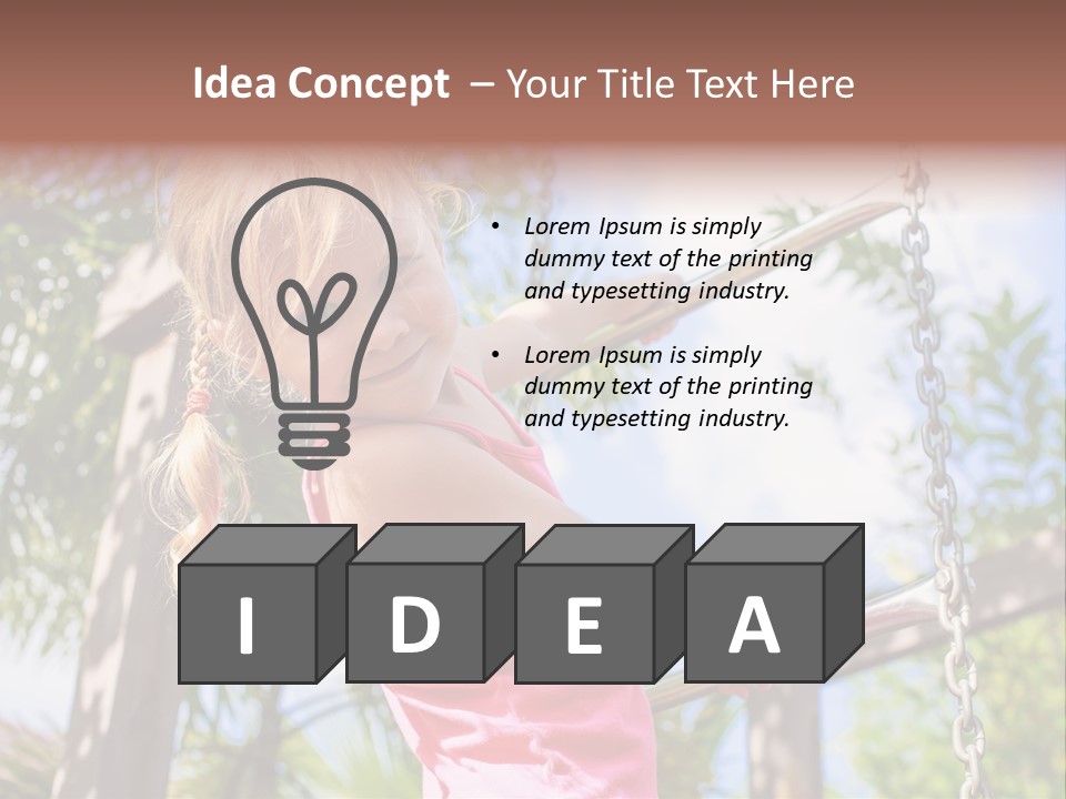 Cute Joy Youth PowerPoint Template