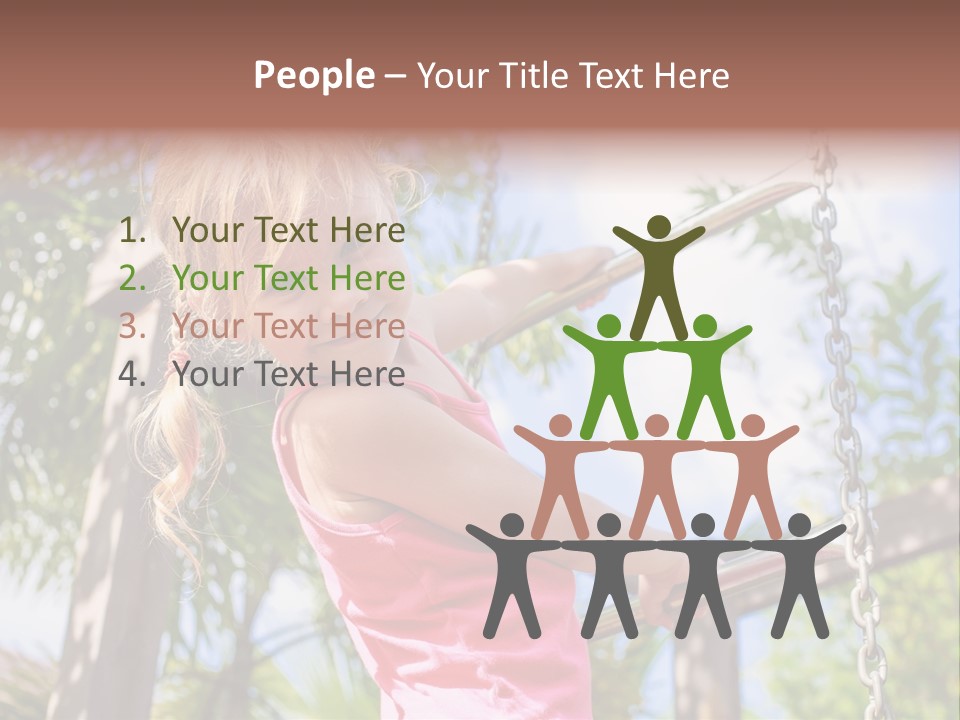 Cute Joy Youth PowerPoint Template