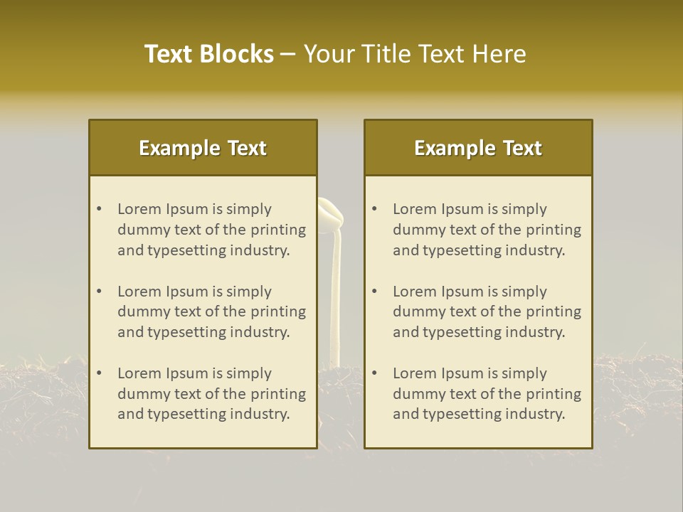 Plant Spring Environmental PowerPoint Template