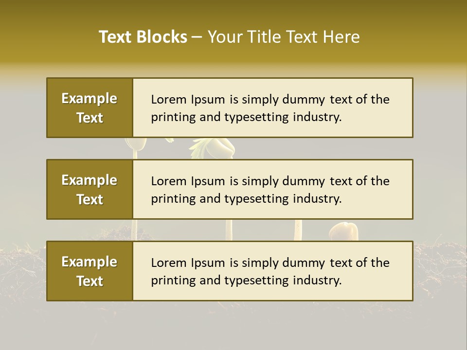 Plant Spring Environmental PowerPoint Template
