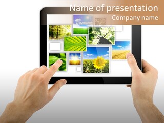 Multimedia Photo Cards PowerPoint Template