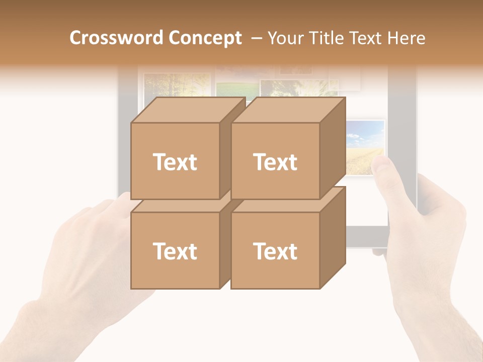 Multimedia Photo Cards PowerPoint Template