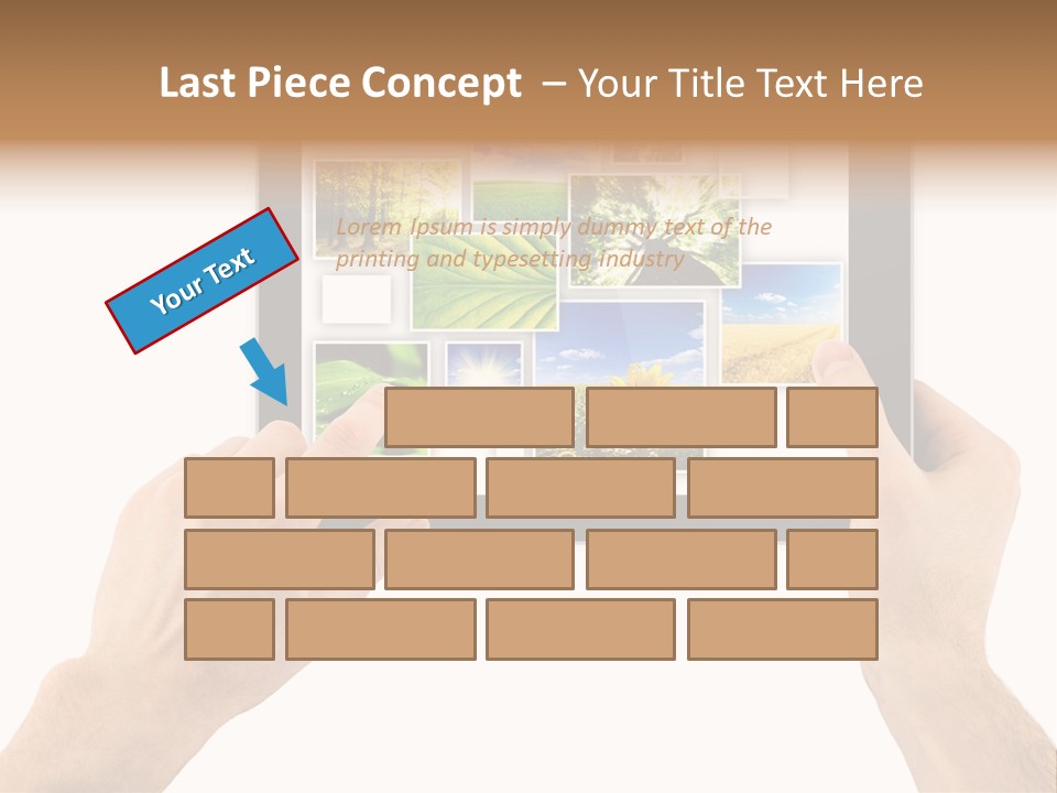 Multimedia Photo Cards PowerPoint Template