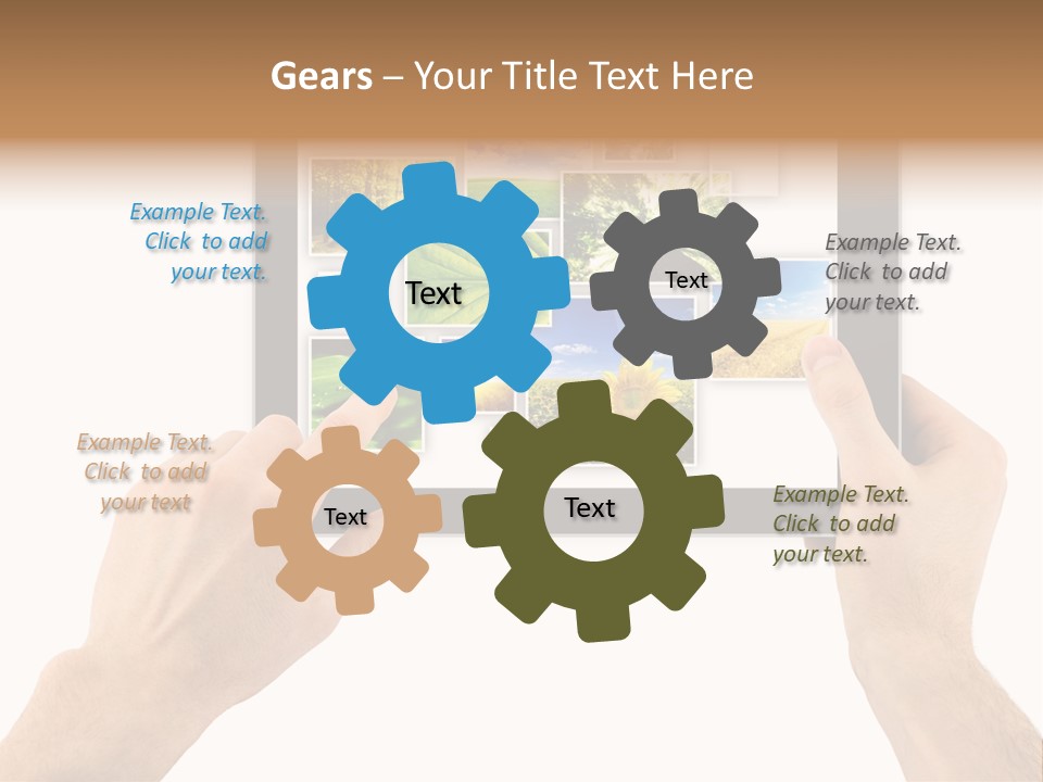 Multimedia Photo Cards PowerPoint Template