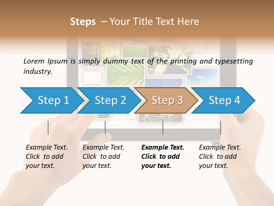 Multimedia Photo Cards PowerPoint Template
