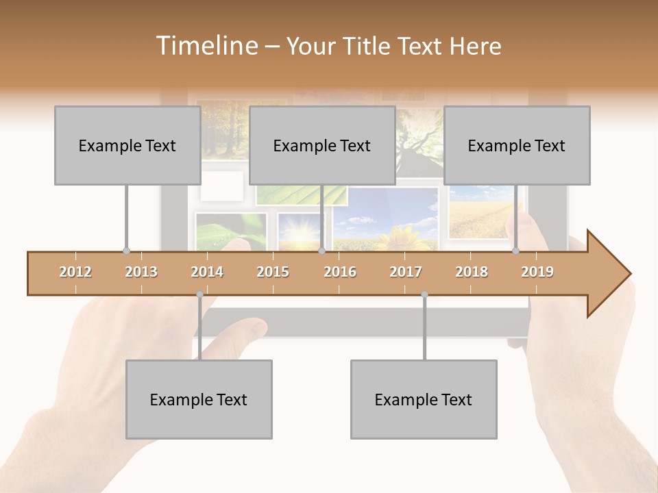 Multimedia Photo Cards PowerPoint Template