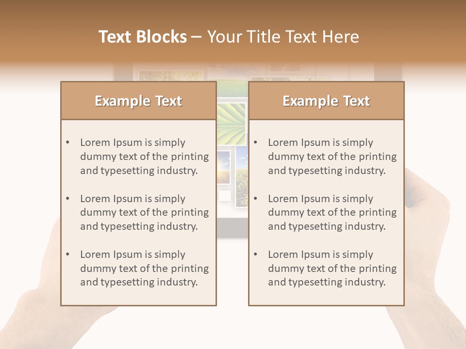 Multimedia Photo Cards PowerPoint Template