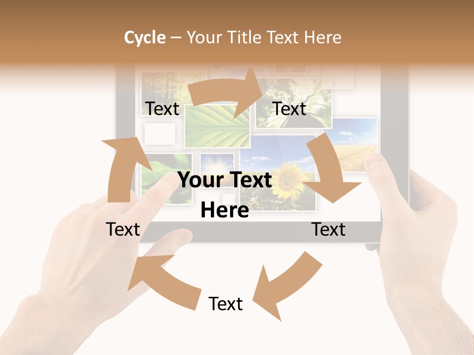 Multimedia Photo Cards PowerPoint Template