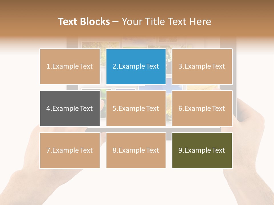 Multimedia Photo Cards PowerPoint Template