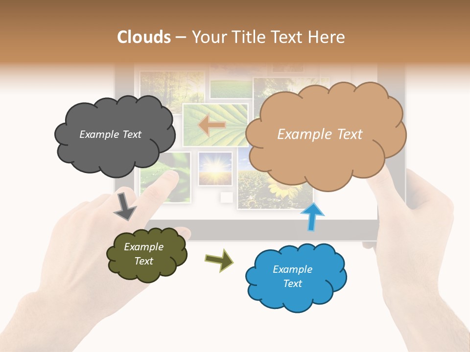 Multimedia Photo Cards PowerPoint Template