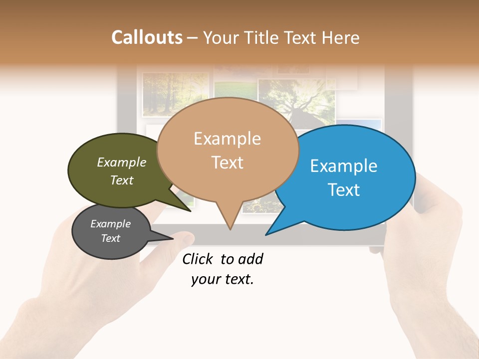 Multimedia Photo Cards PowerPoint Template