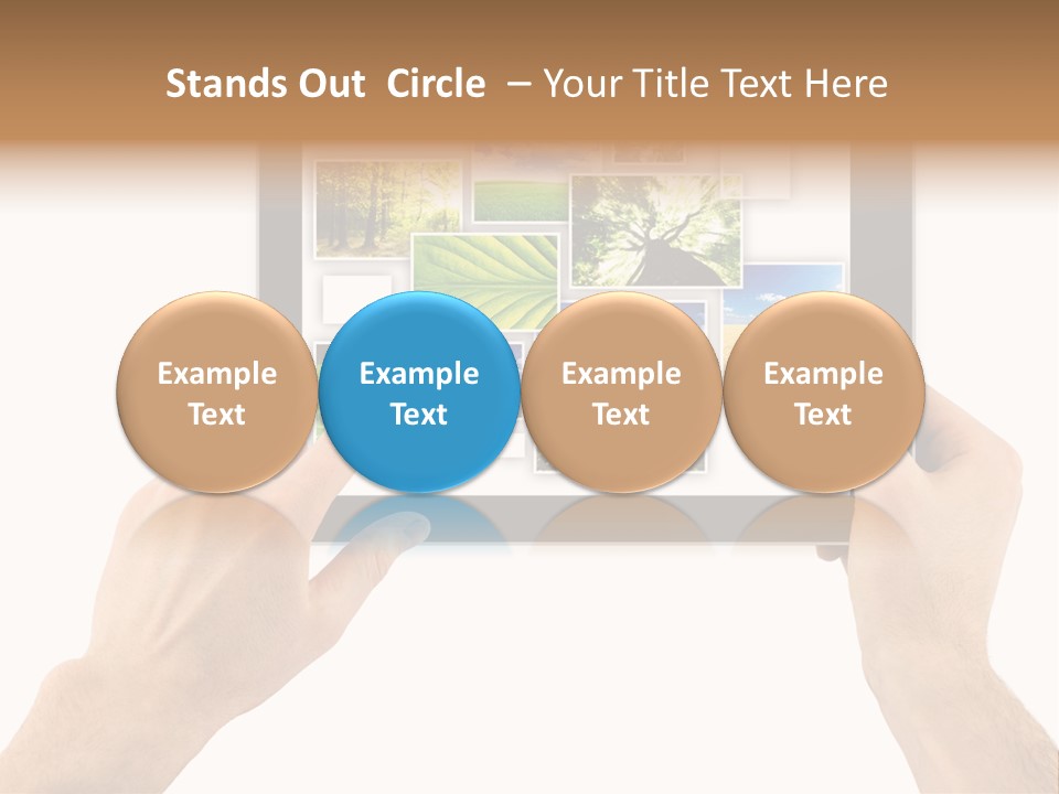 Multimedia Photo Cards PowerPoint Template