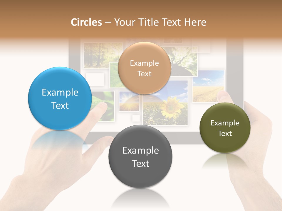 Multimedia Photo Cards PowerPoint Template