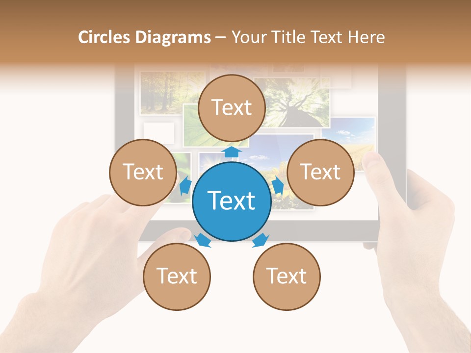 Multimedia Photo Cards PowerPoint Template