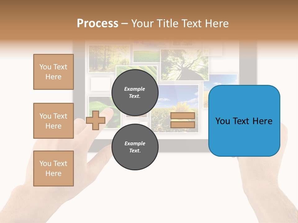Multimedia Photo Cards PowerPoint Template