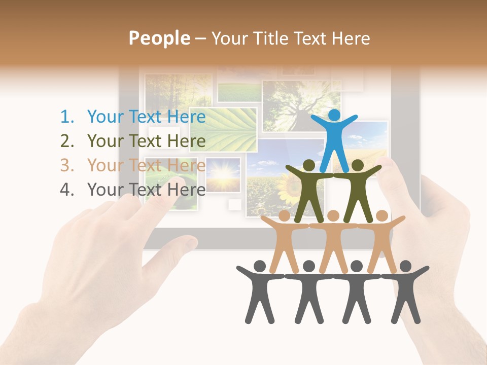 Multimedia Photo Cards PowerPoint Template