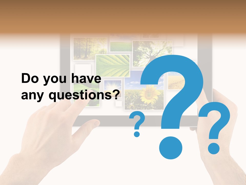 Multimedia Photo Cards PowerPoint Template