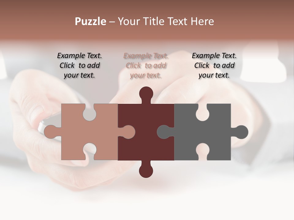 Typing Contemporary Business PowerPoint Template