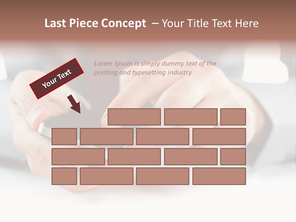 Typing Contemporary Business PowerPoint Template