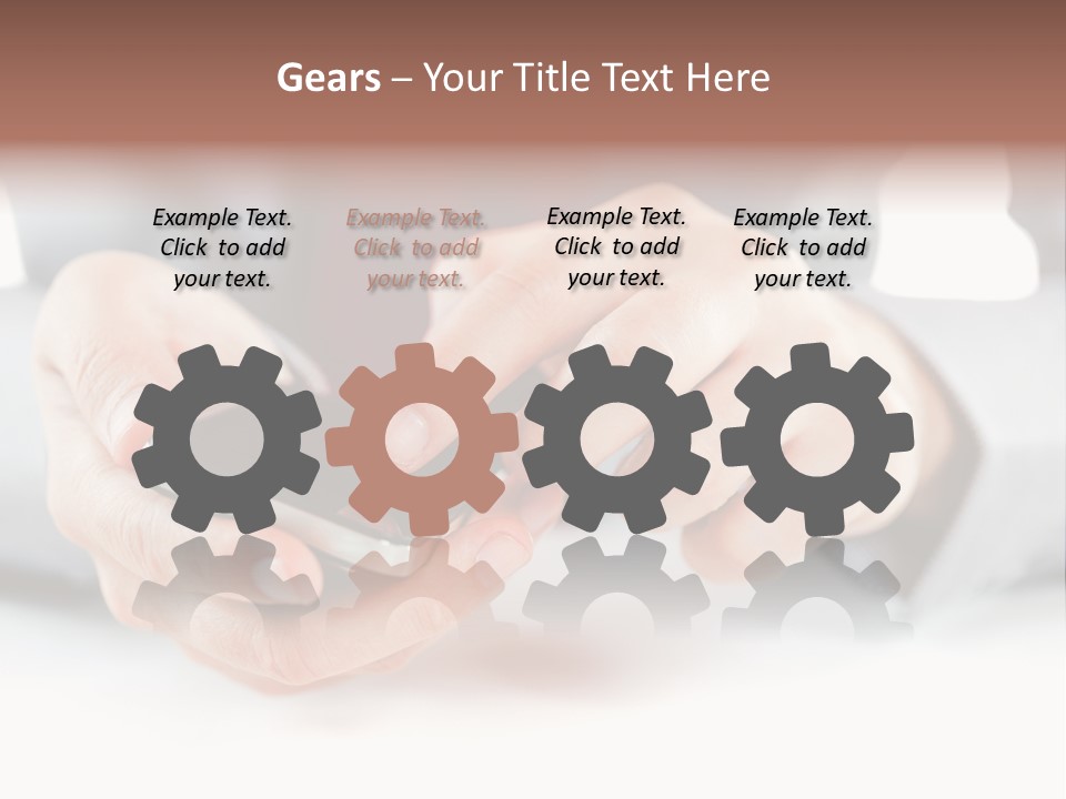 Typing Contemporary Business PowerPoint Template