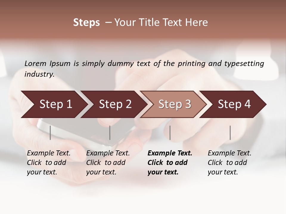 Typing Contemporary Business PowerPoint Template