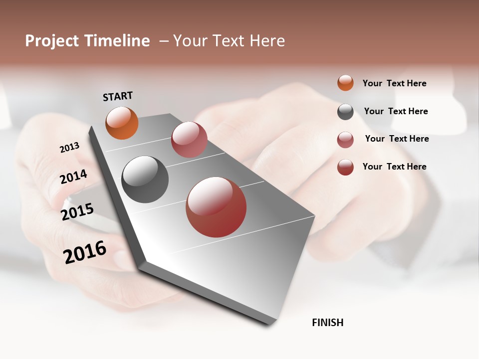 Typing Contemporary Business PowerPoint Template
