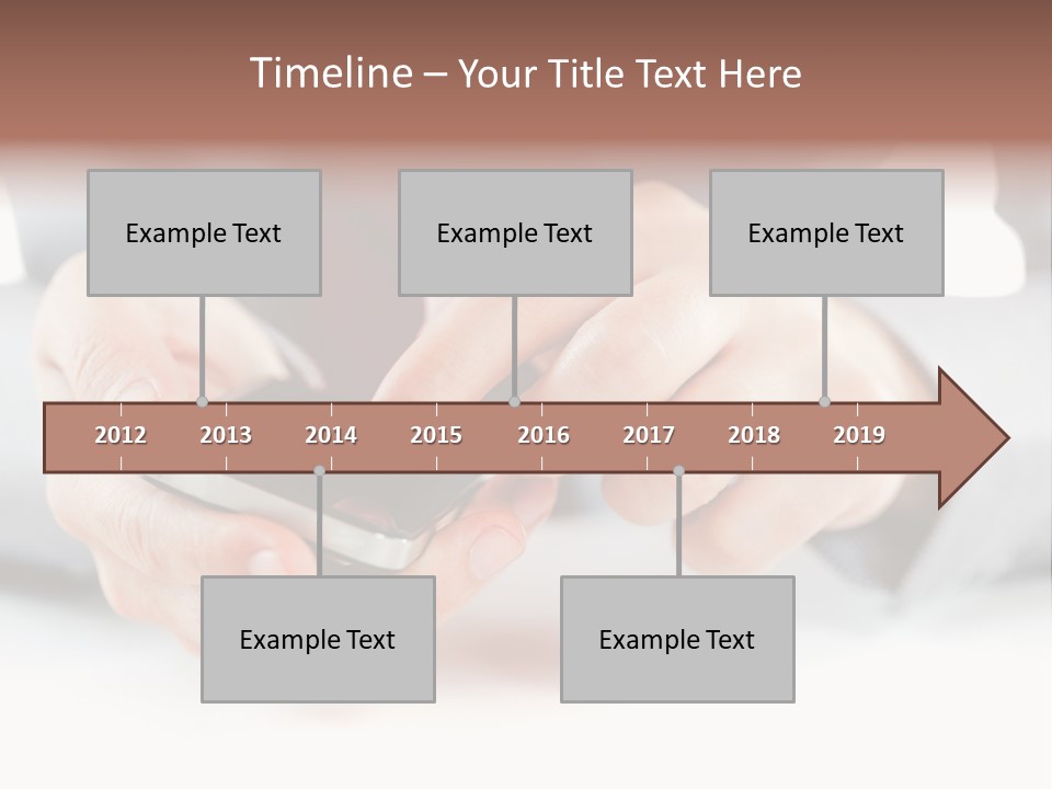 Typing Contemporary Business PowerPoint Template