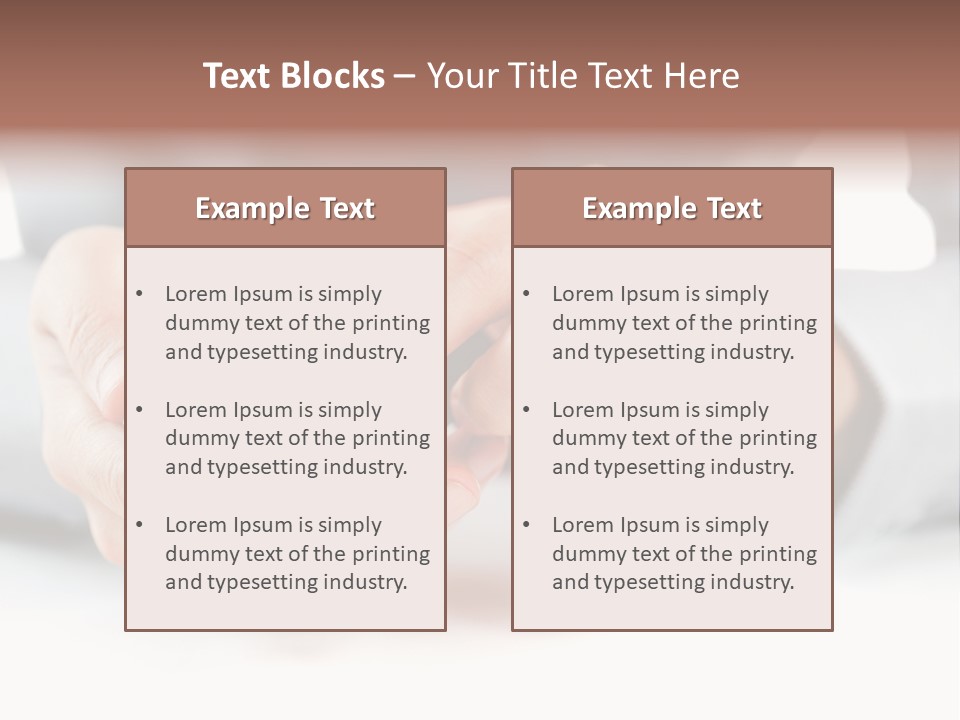 Typing Contemporary Business PowerPoint Template