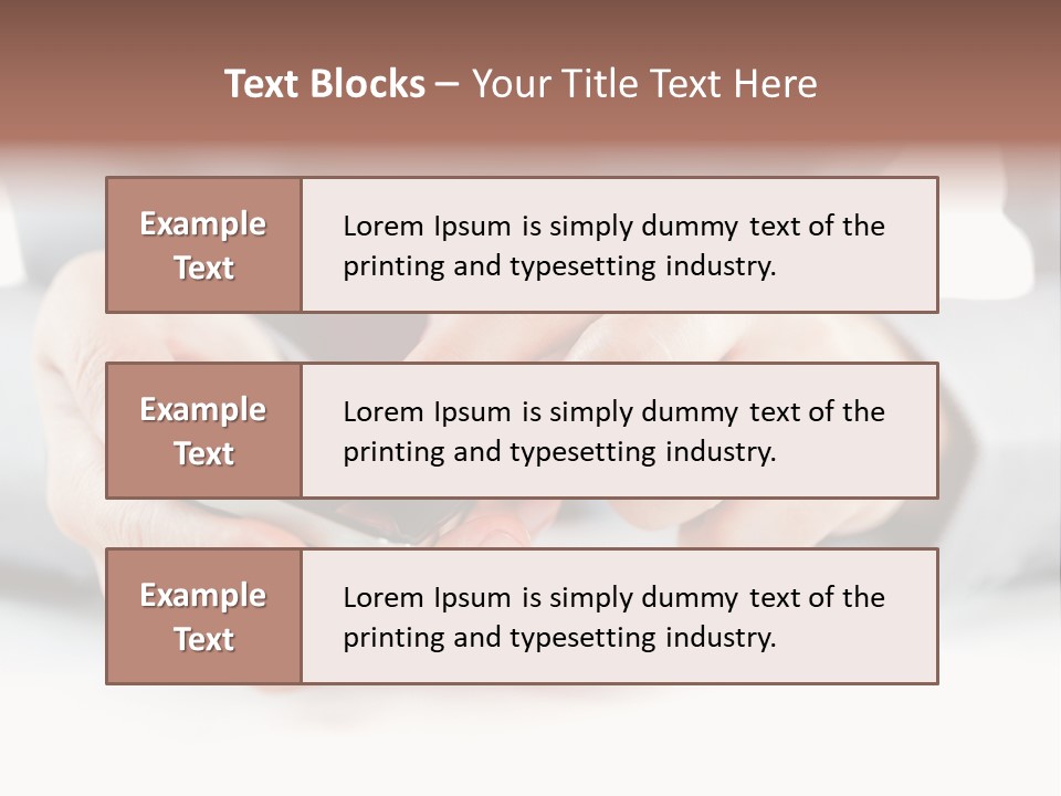 Typing Contemporary Business PowerPoint Template