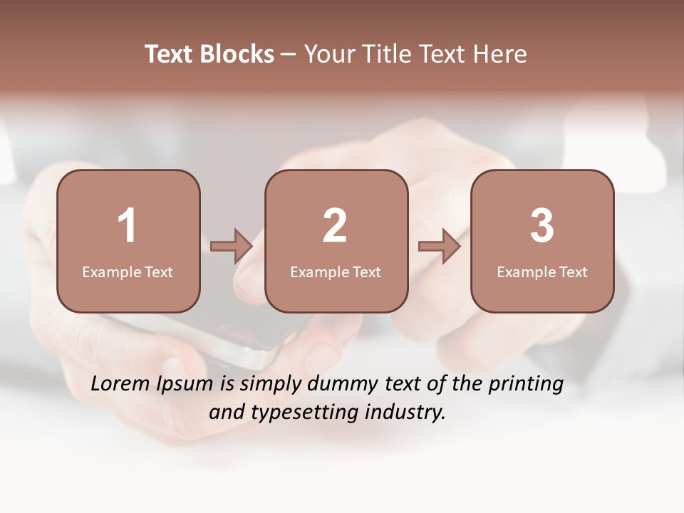 Typing Contemporary Business PowerPoint Template