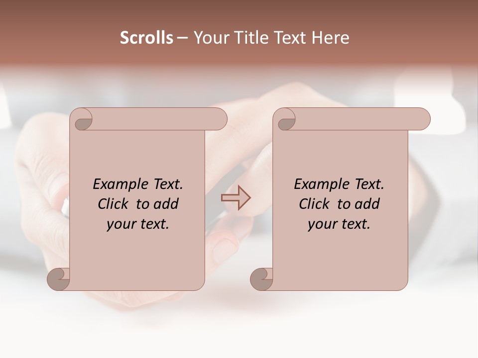 Typing Contemporary Business PowerPoint Template