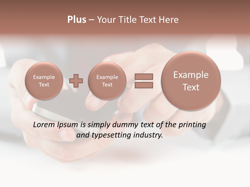 Typing Contemporary Business PowerPoint Template