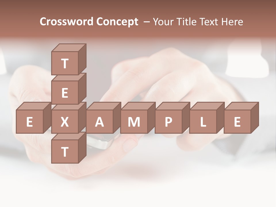 Typing Contemporary Business PowerPoint Template