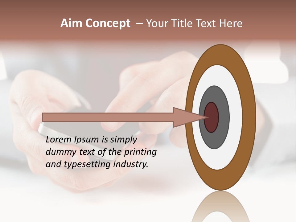 Typing Contemporary Business PowerPoint Template