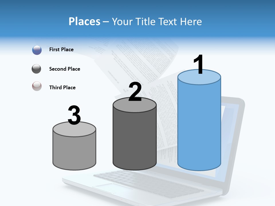 Mail Letter Page PowerPoint Template